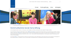 Desktop Screenshot of carina-stiftung.de